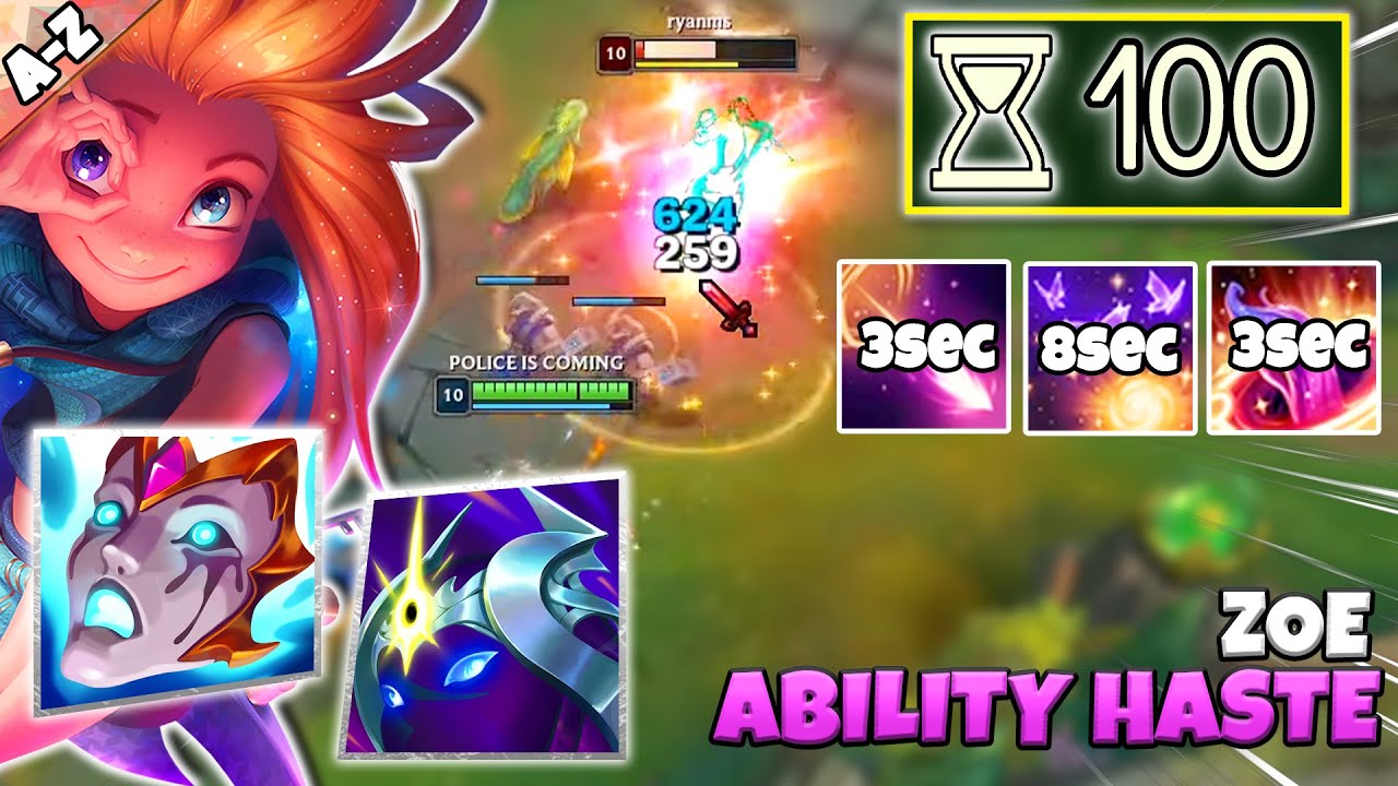 ZOE FULL ABILITY HASTE - League of Legends ITA 