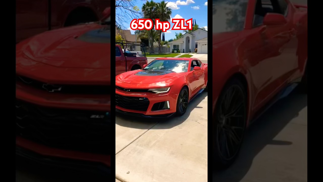 🔥 🚘 650 hp Camaro ZL1 