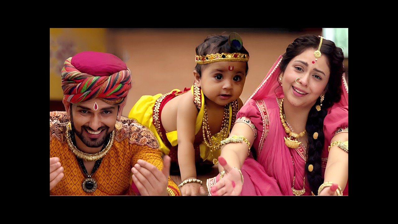 अपने पैरों पर चलता देख कान्हा को माता यशोदा और नंद बाबा हुए प्रसन्न | #krishna_leela