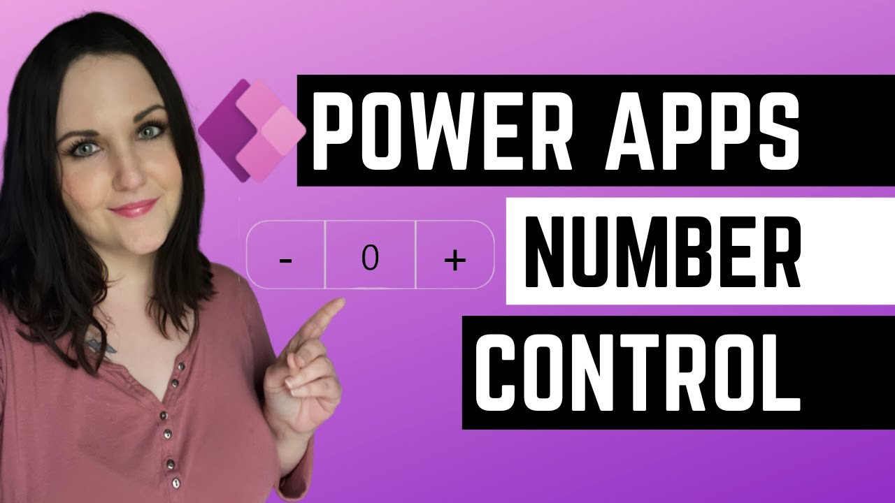 Создайте элемент управления числами Power Apps