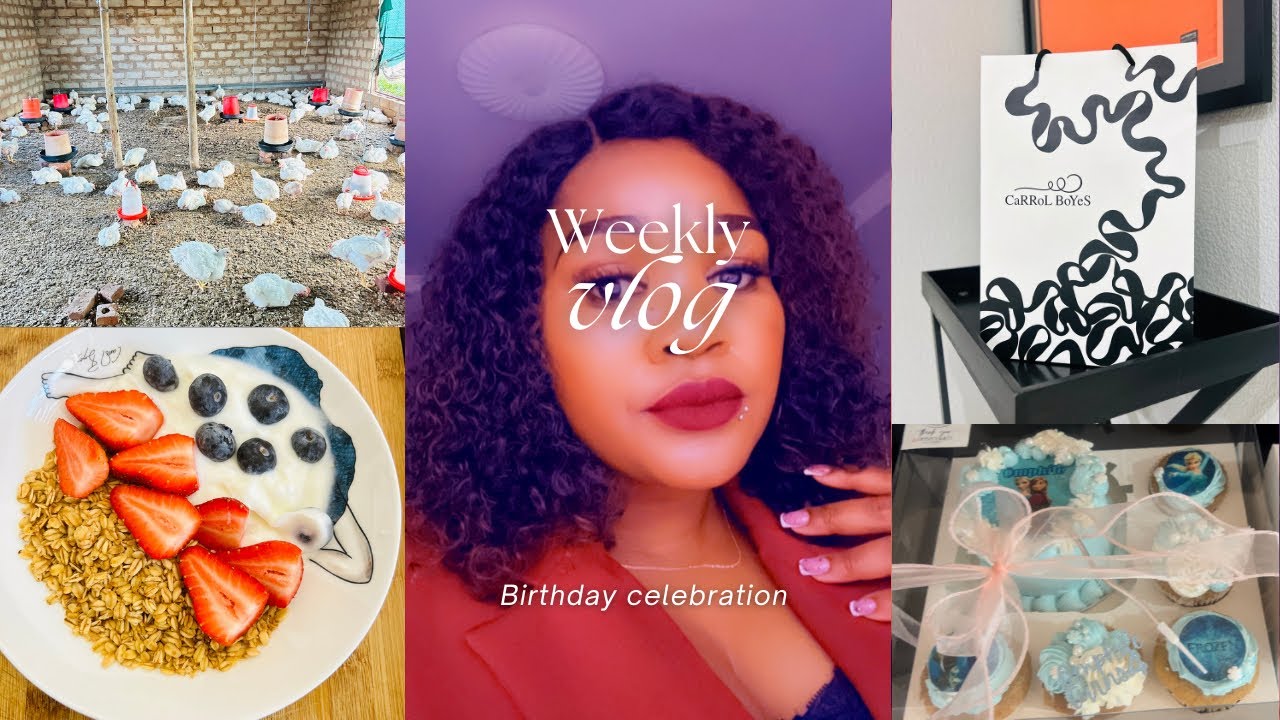 Birthday celebration | chicken coop update| unboxing #southafricanyoutuber