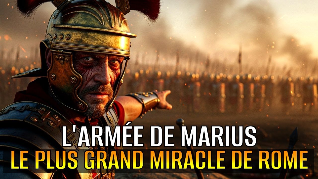 40,000 ROMAINS Contre UN MILLION De Barbares! La Tactique G&eacute;niale De Marius Sauva Rome!