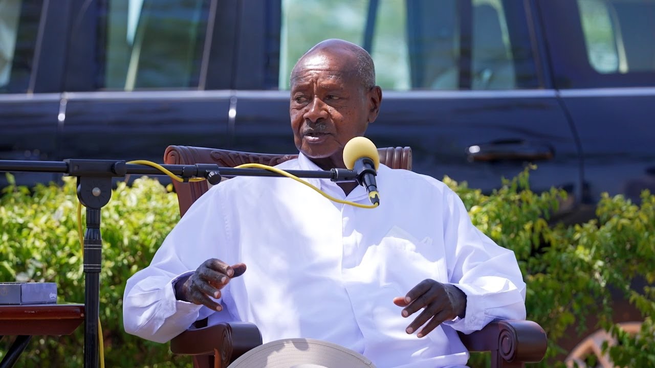 Museveni Addresses The PRESS After Voting