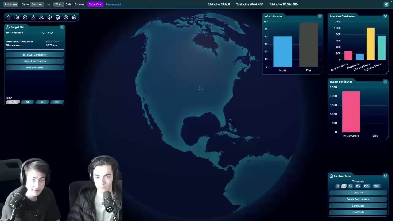 Cluster Craft Update 24 - Interactive Globe View & Real-Time Charts
