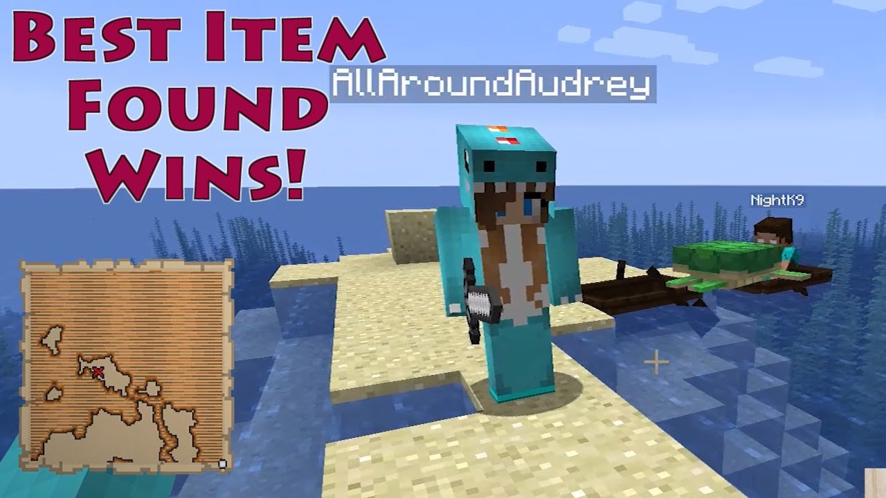Minecraft Treasure Hunt — побеждает лучший предмет или локация!