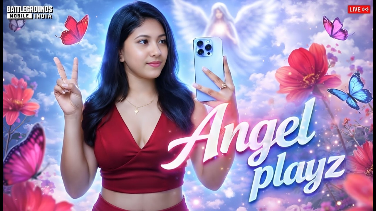 bgmi live stream | bgmi team code live girl gamer | ANGEL PLAYZ #bgmi #livestream #girlgamer