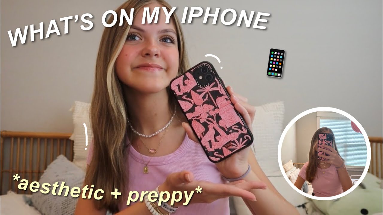 What’s on my iPhone 2024! *aesthetic + organized* // Mia Elizabeth