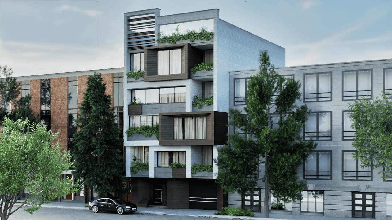 SketchUp - Twinmotion | Exterior render | Path tracer | Lumen