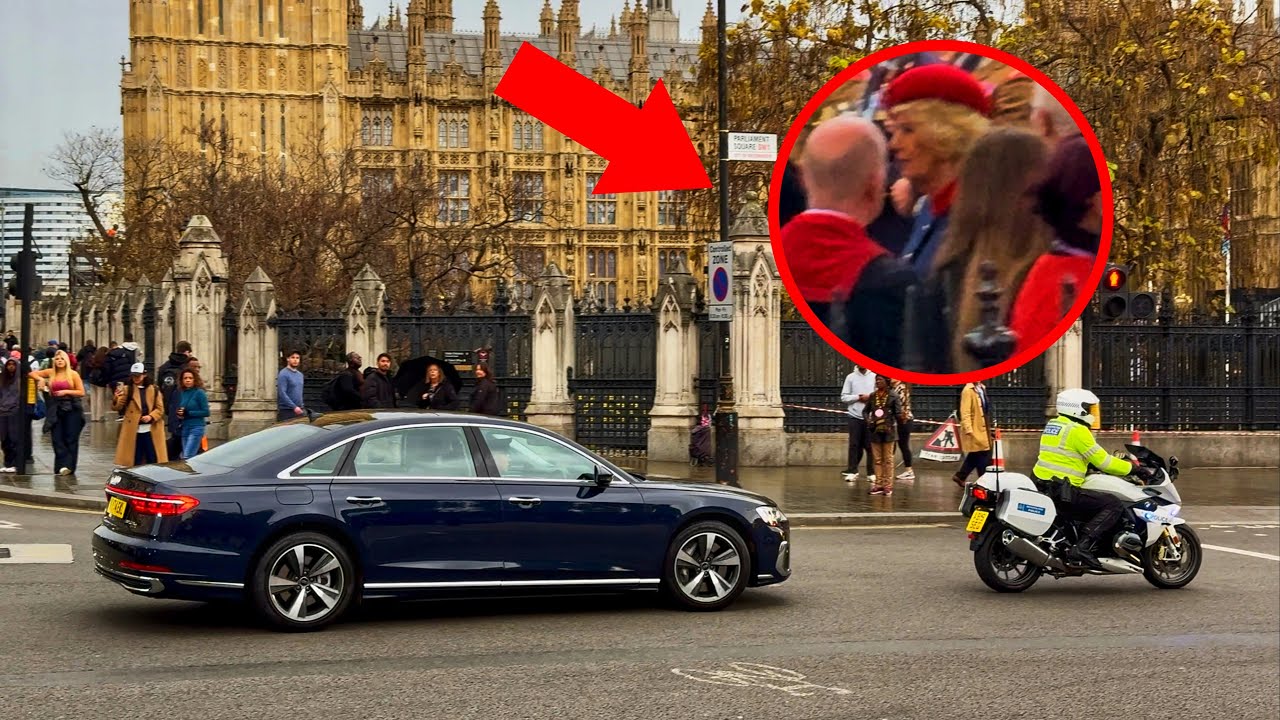 Her Majesty Queen Camilla arrives at the Field of Remembrance | Westminster Abbey 🇬🇧