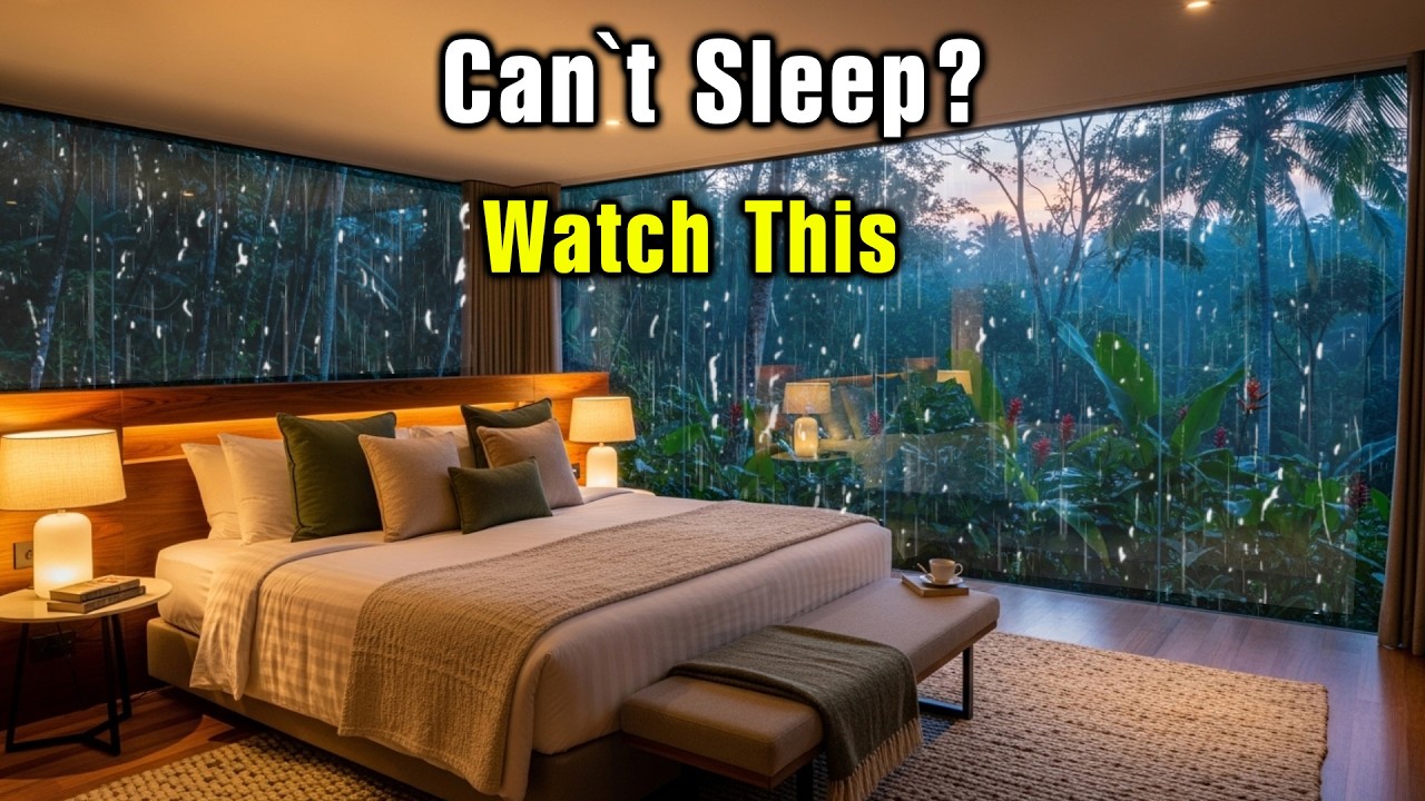Fall Asleep in 5 Minutes 🌧️ Soft Music & Rain Sound for Deep Sleep😴