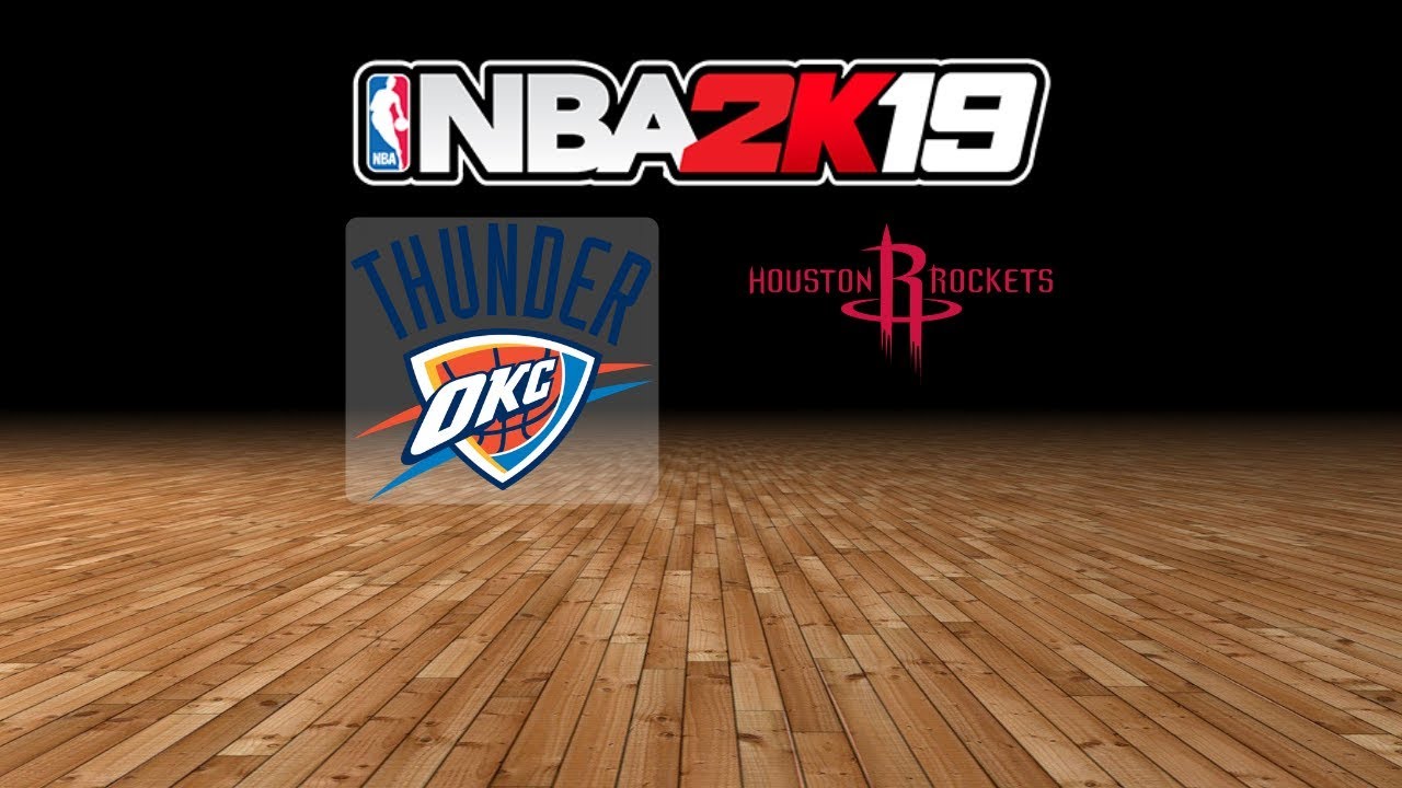 Thunder vs. Rockets - 12.25.18 - NBA 2K19 MyLeague