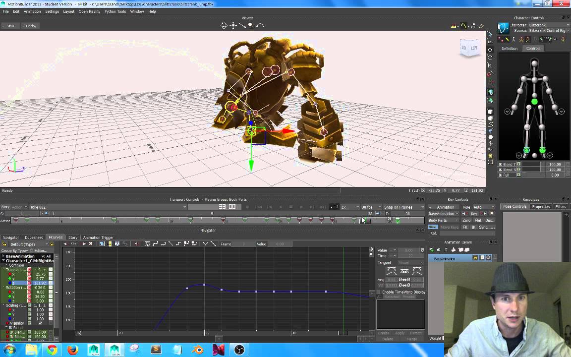 BLITZCRANK animation demo - getting close! (Part 6)
