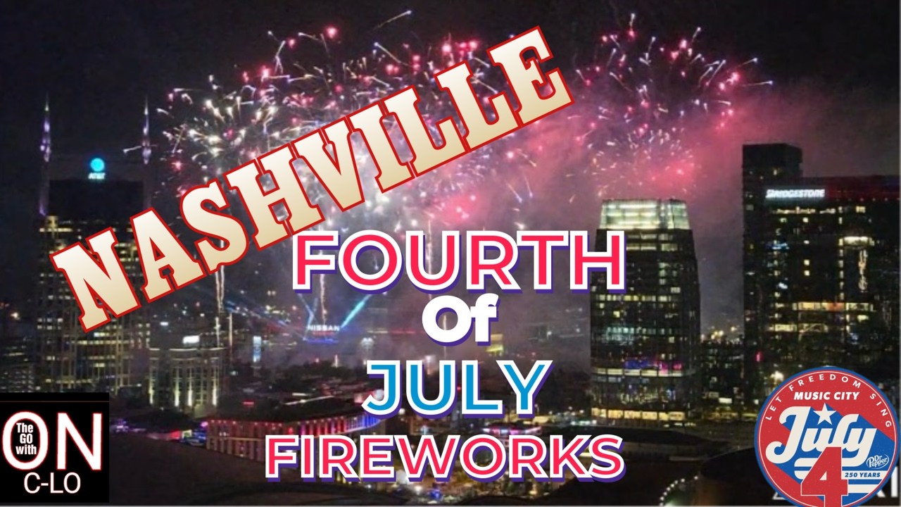 4th Of July Fireworks Nashville, Tennessee. Celebrating 250 Years!