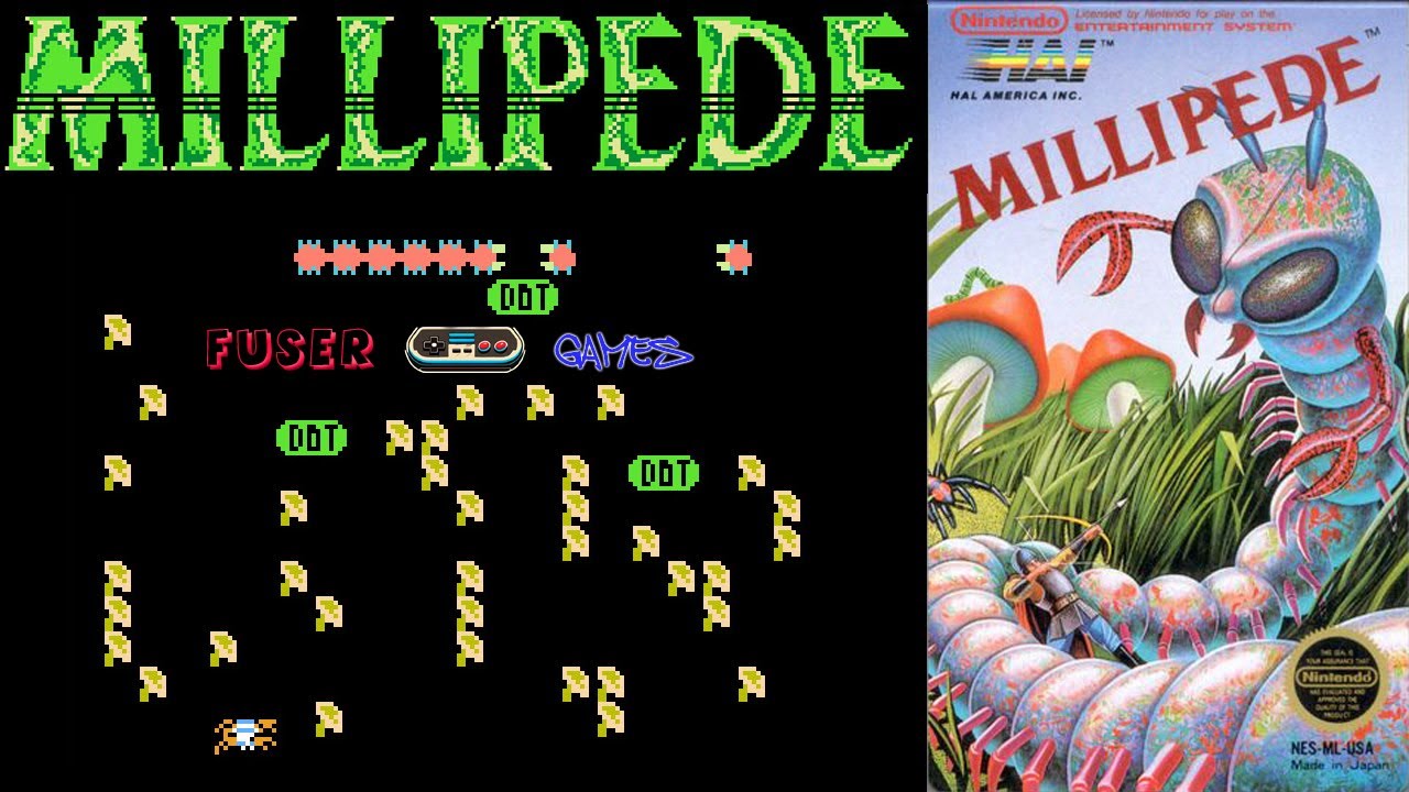 Millipede 1:01.783 [10 Rounds] (Famicom, NES 1982) Speedrun, retro, dendy