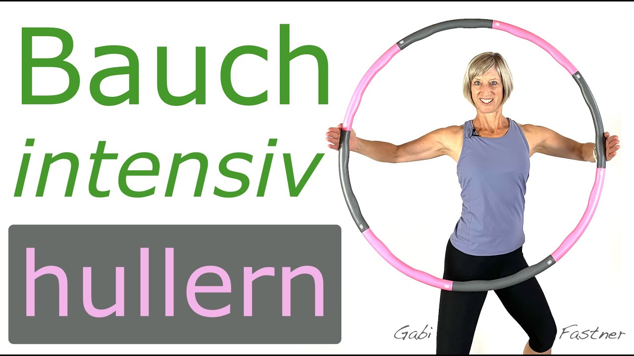 ⭕️ 21 min. Hullern für einen straffen Bauch | Körpermitte-Workout mit dem Reifen