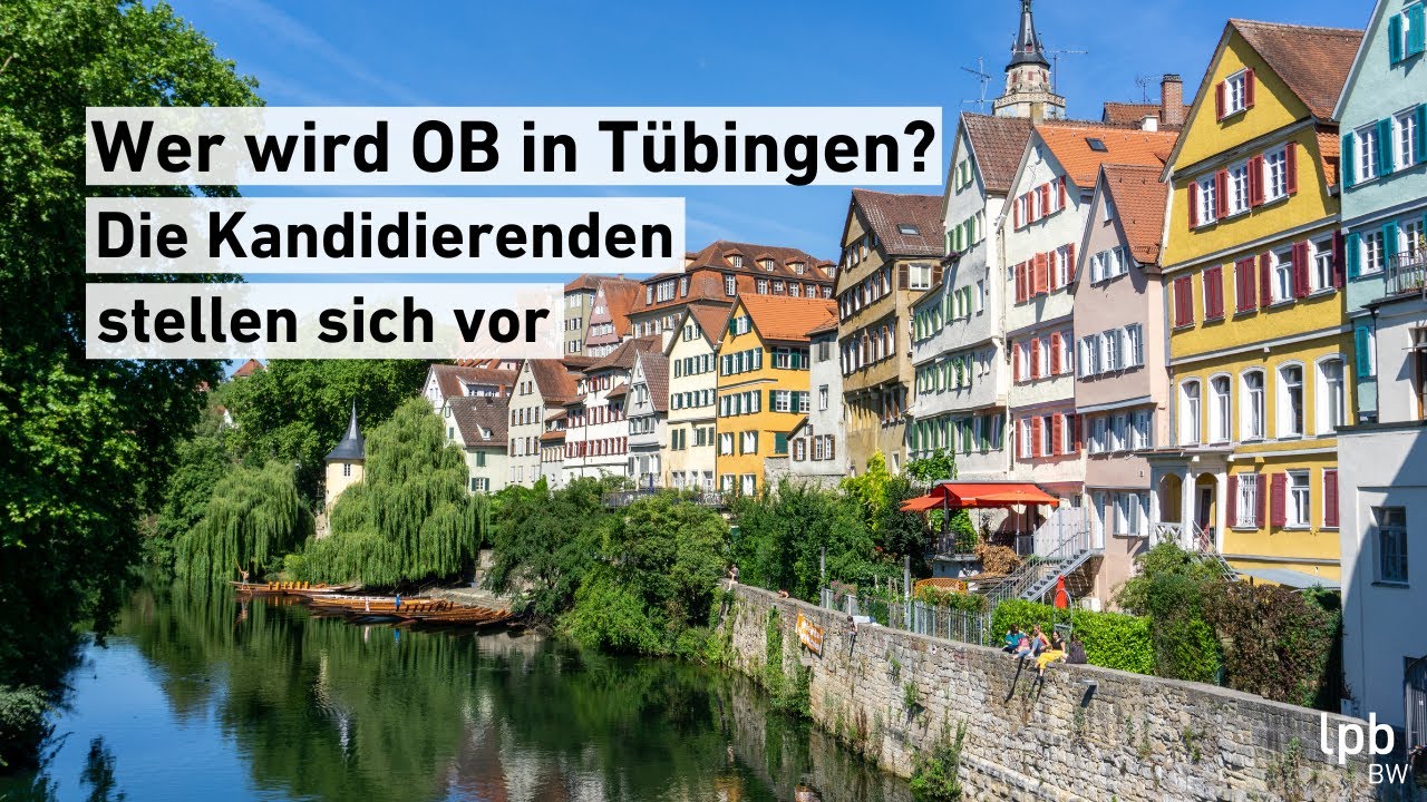 Wer wird OB in Tübingen? Die Kandidierenden stellen sich vor