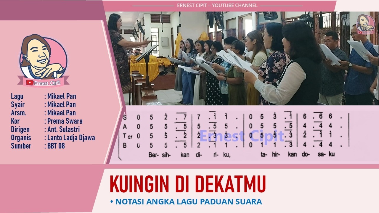 Kuingin Di DekatMu | Lagu Prapaskah | Mikael Pan | BBT 08 | Prema Swara
