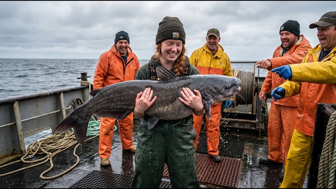 Inside the Giant Catfish Processing Factory – How Fresh Catfish Becomes Fillets