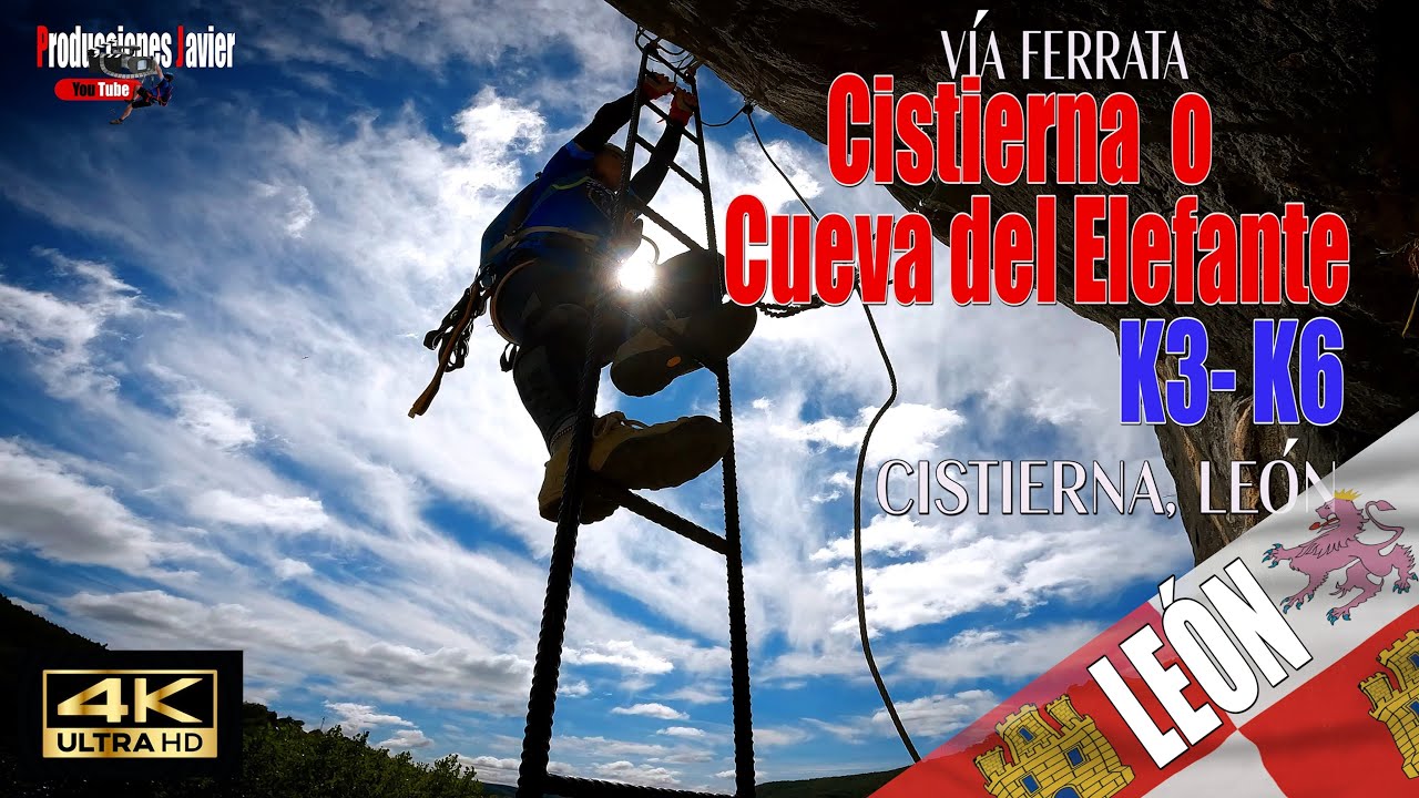 Vía Ferrata Cistierna o Cueva del Elefante K3-K6 León