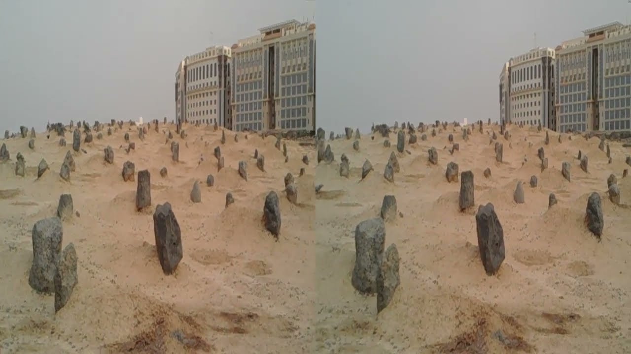 3D, Stereo, Virtual, Hajj, Madina, Masjid Nabawi, Reaching Jannat ul baqi (Reuploaded properly)