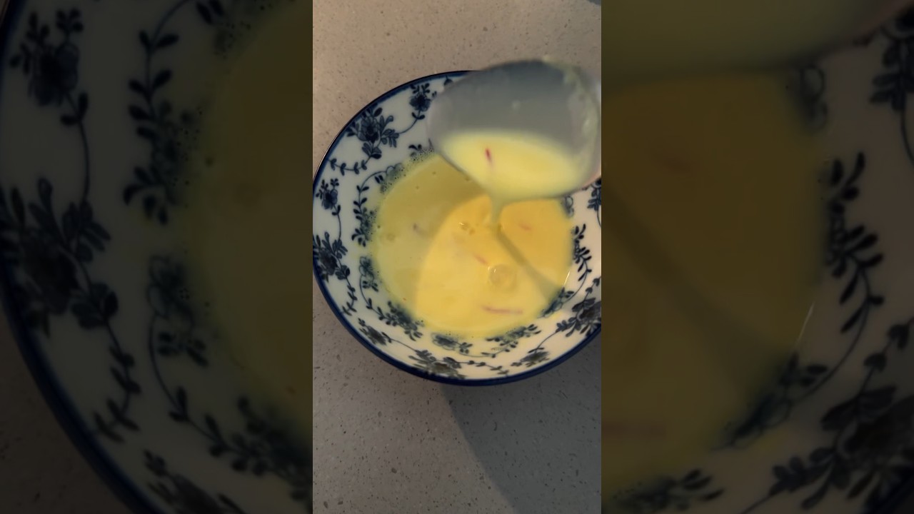 ✨Making saffron infused milk for dum biryani!!! #youtubeshorts #food #trendingshorts