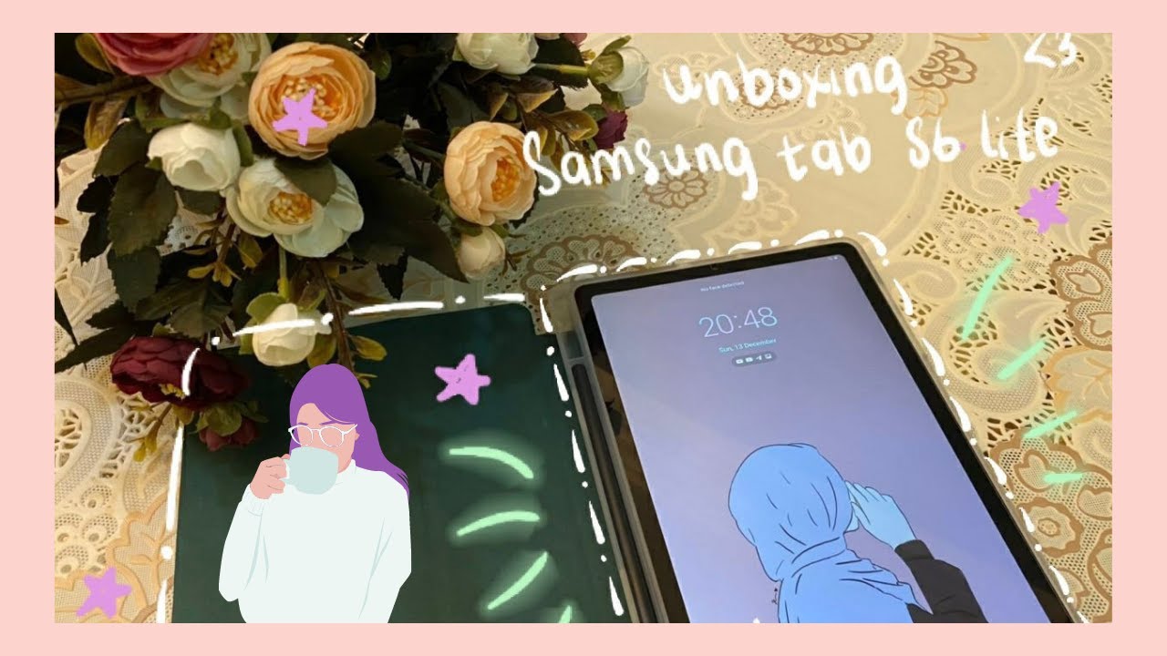 Unboxing new Samsung Galaxy Tab S6 Lite | Oxford Gray 🌈✨ - Chill Unboxing
