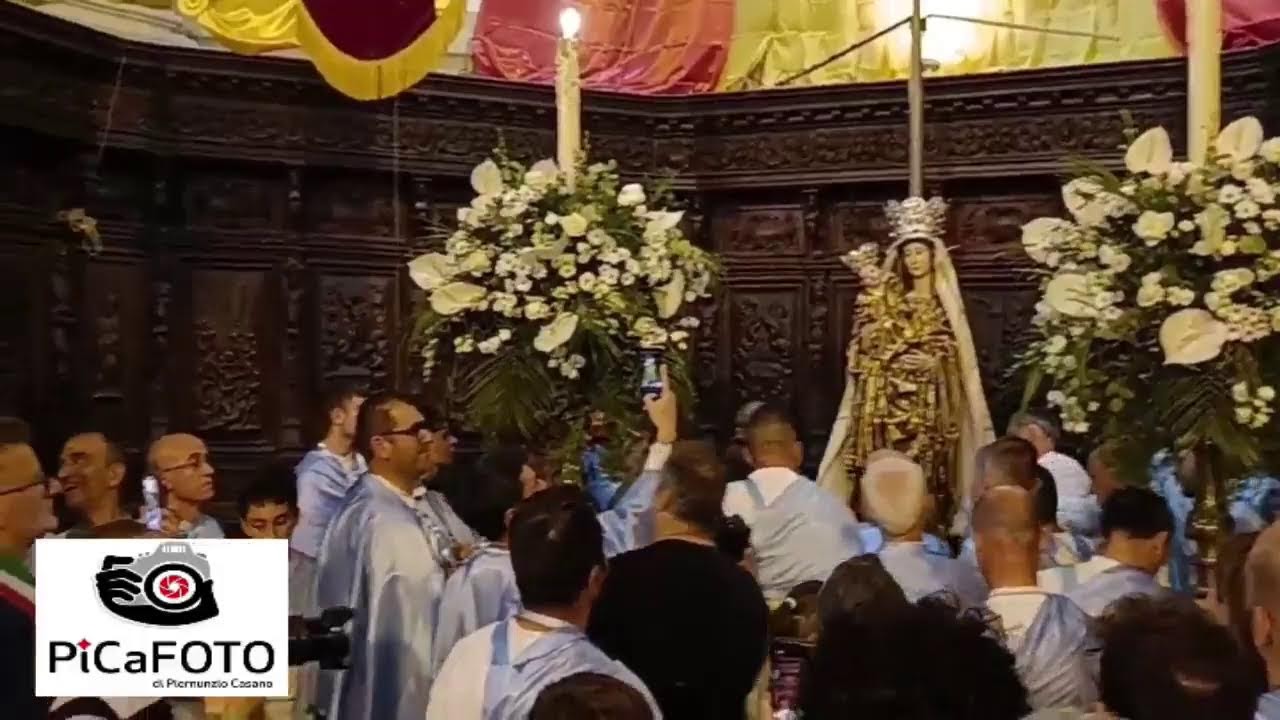 In DIRETTA dal Duomo di Enna, Solenne apertura del Simulacro della Madonna.