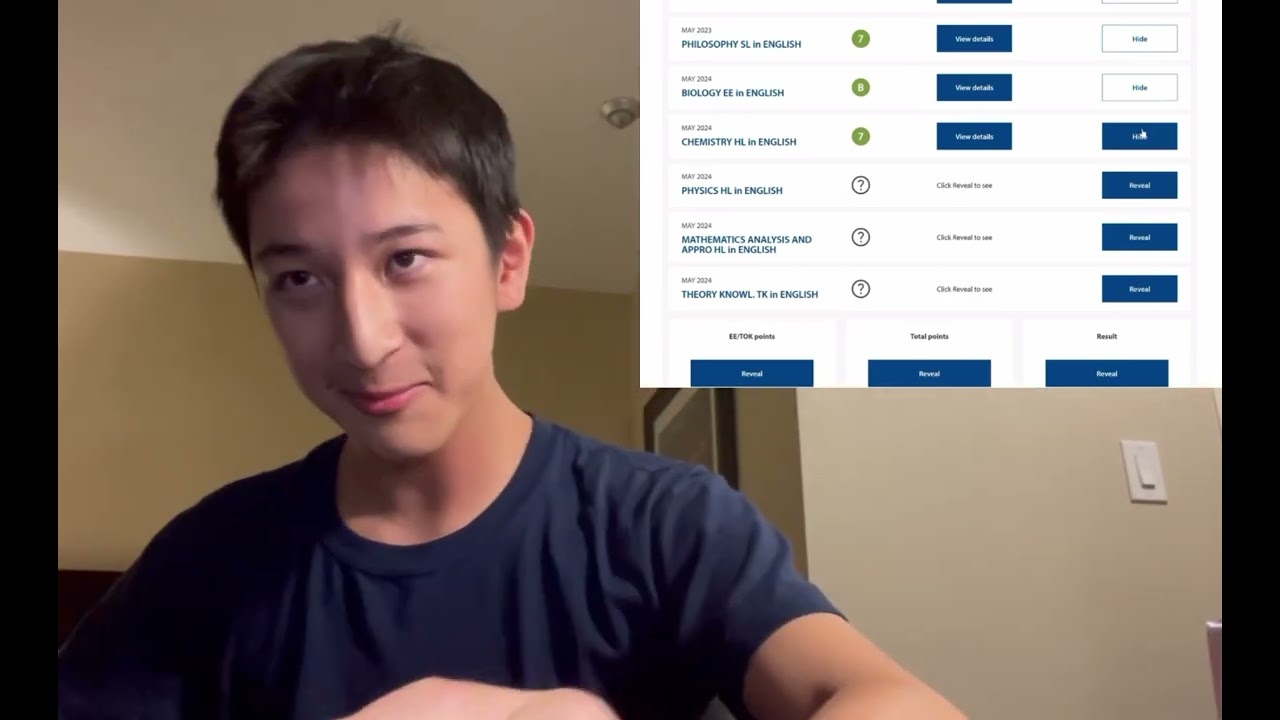 IB RESULTS REACTION MAY 2024 (predicted 45???)
