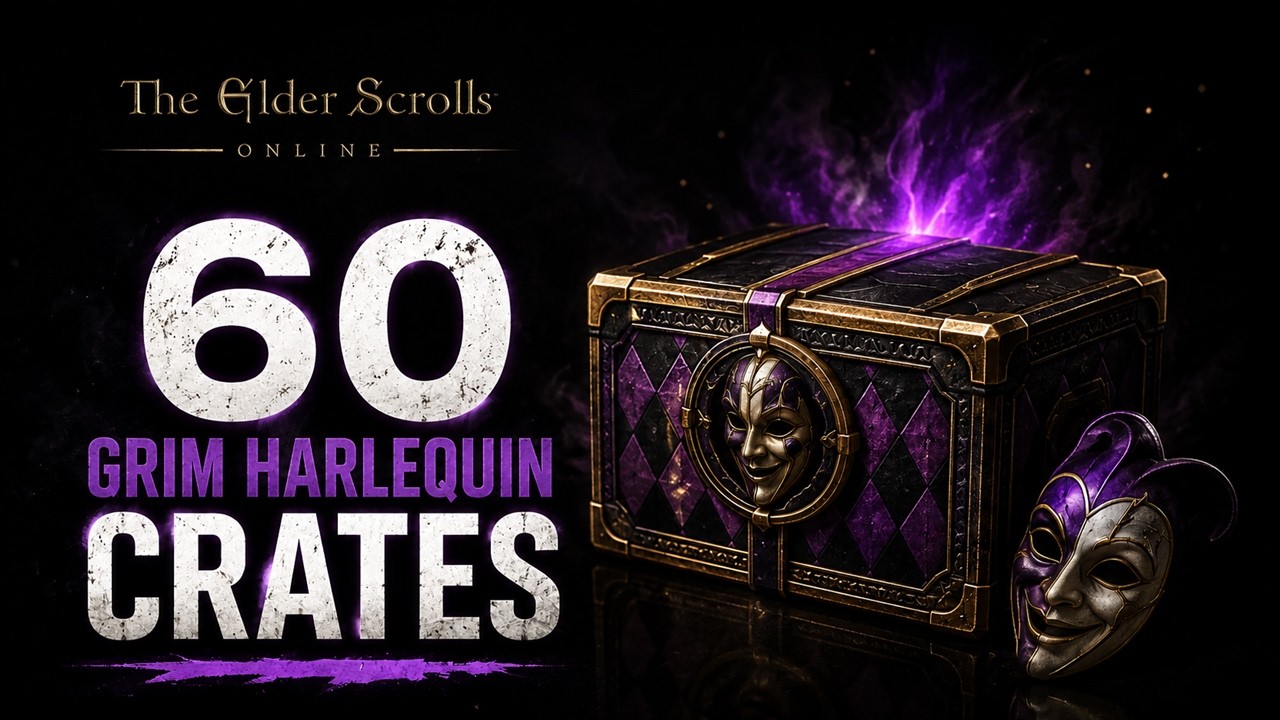 Opening 60 Grim Harlequin Crown Crates - Worth It? ESO 2026