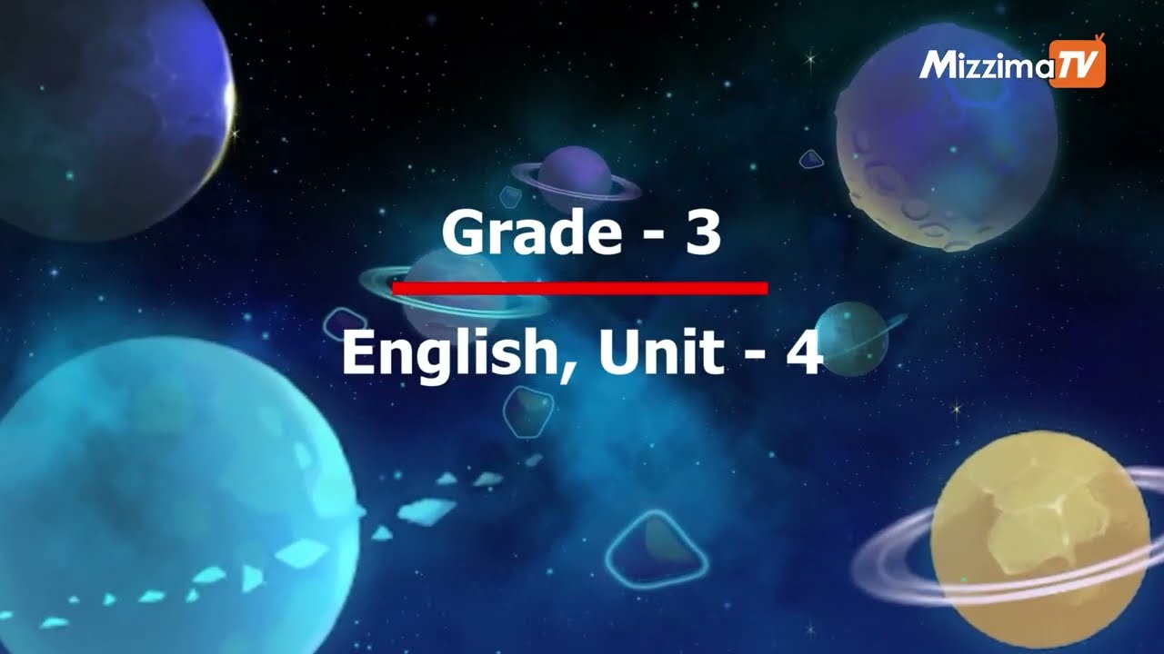 Grade 3- English Unit- 4(Lesson 1,2,3,4) သင်ခန်းစာ|ဓါတ်သင်ပုန်းနဲ့ စာသင်မယ်