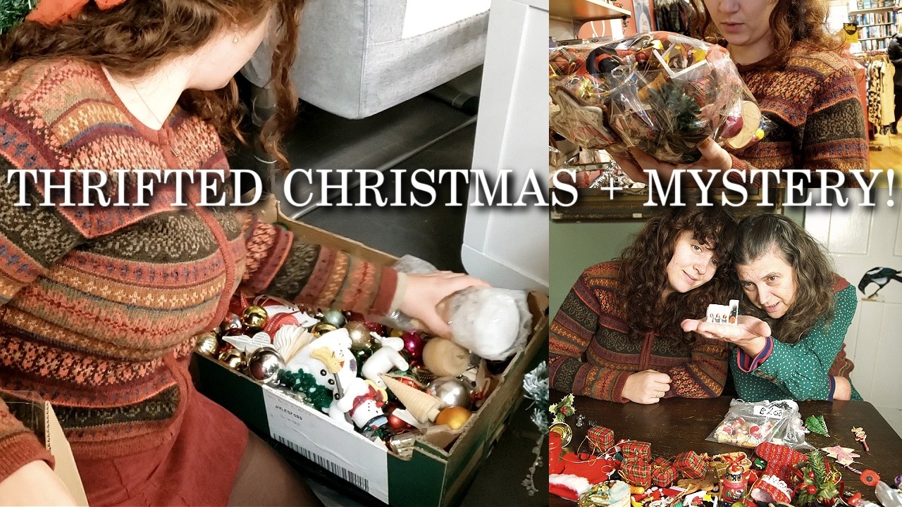 We Bought Mystery Bags of Christmas Decorations… Charity Shopping Haul!