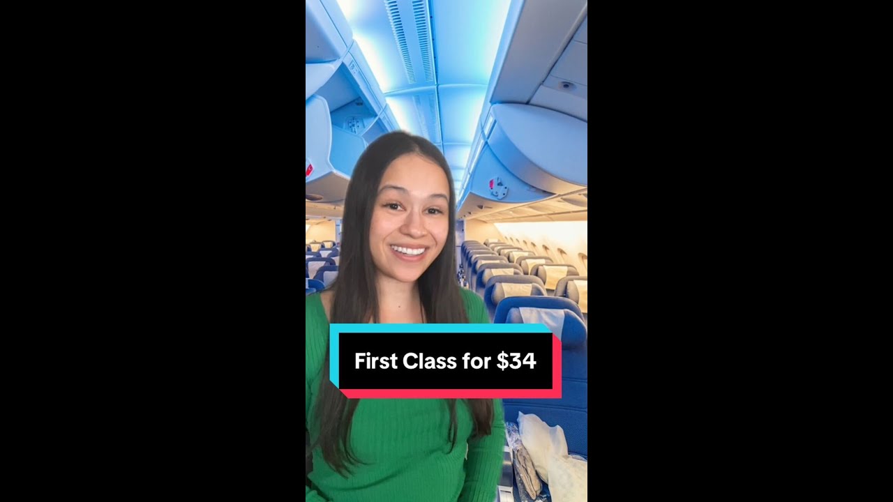 Airlines don&rsquo;t want you to know this first-class hack&hellip; ✈️💰 #travel #personalfinance #erika #shorts