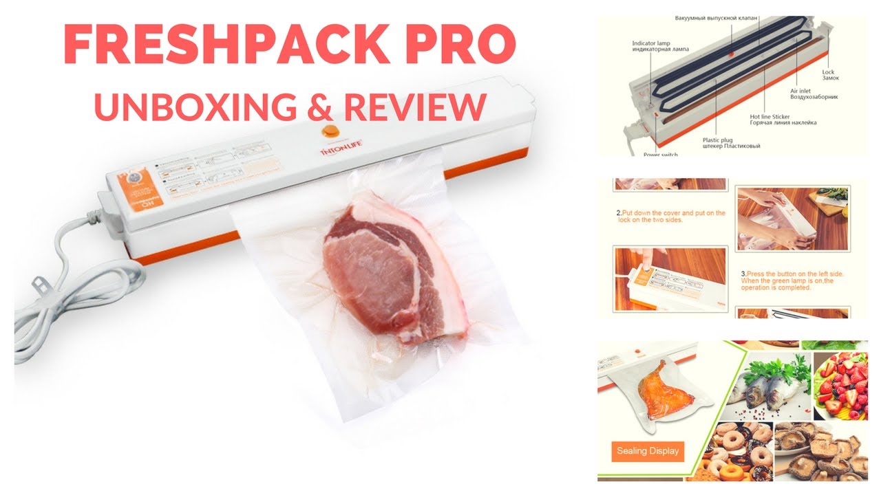 FreshPack Pro Vacuum Sealer - Unboxing & Review