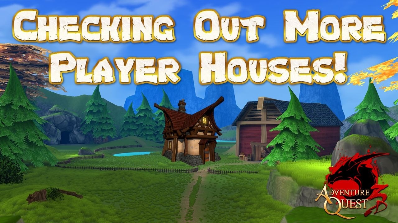 These Player Owned Houses Are AMAZING! AdventureQuest 3D