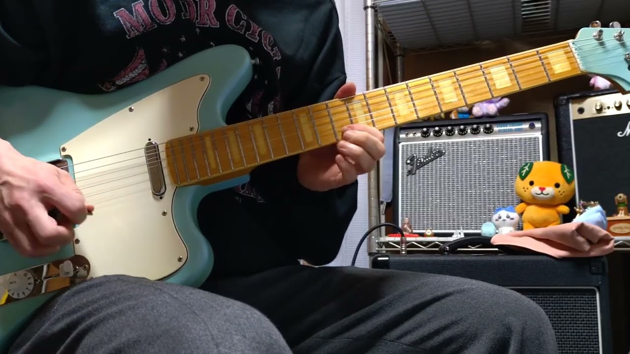 ファズでコレステロックンロールを極悪サウンドに！fender shields blender octave fuzz and g'7special g7-TLM guitar 使用！