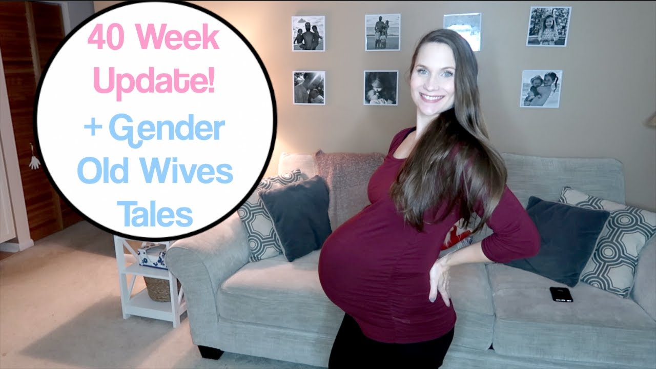 Being Induced? 40 Week Pregnancy Update + Old Wives Tales Gender Predictions!