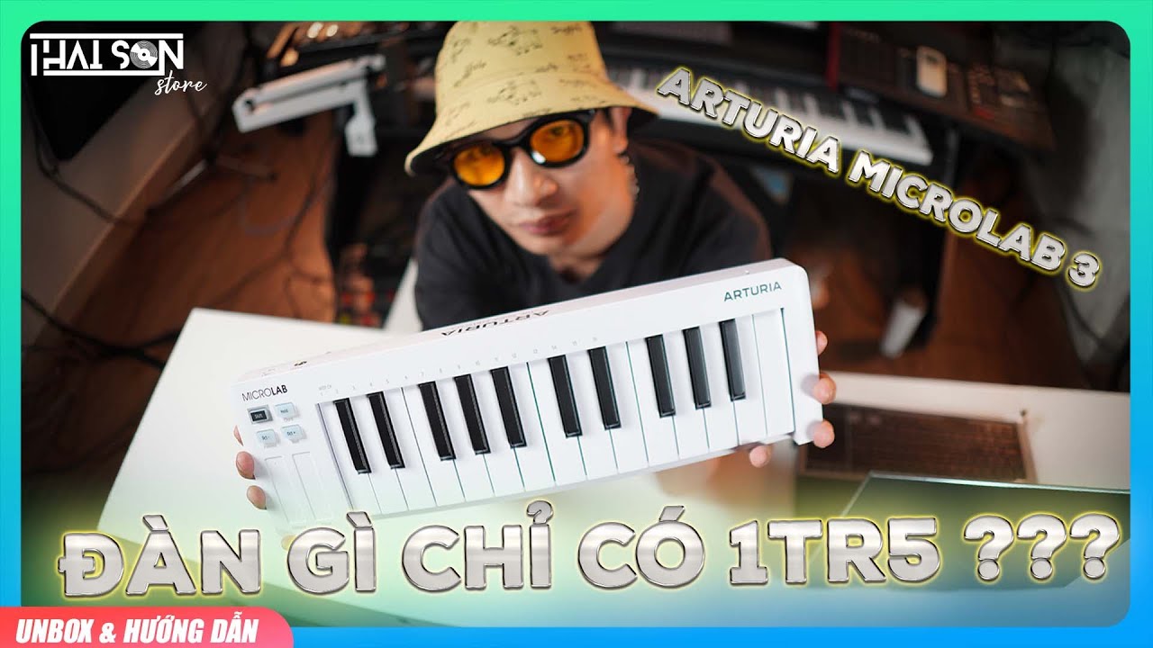 Arturia Microlab 3 - Midi si&ecirc;u nhỏ gọn, gi&aacute; rẻ cho người mới bắt đầu | UNBOX & REVIEW