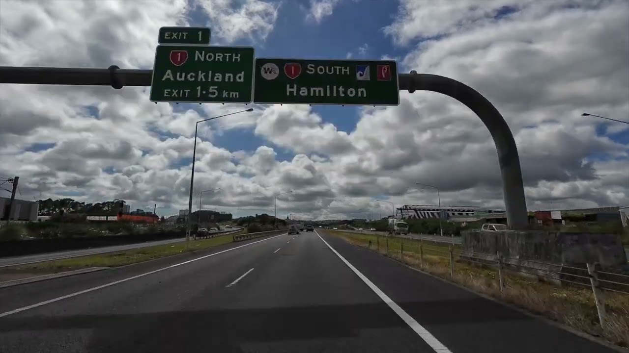 SLOW TV - Auckland Airport to Hamilton