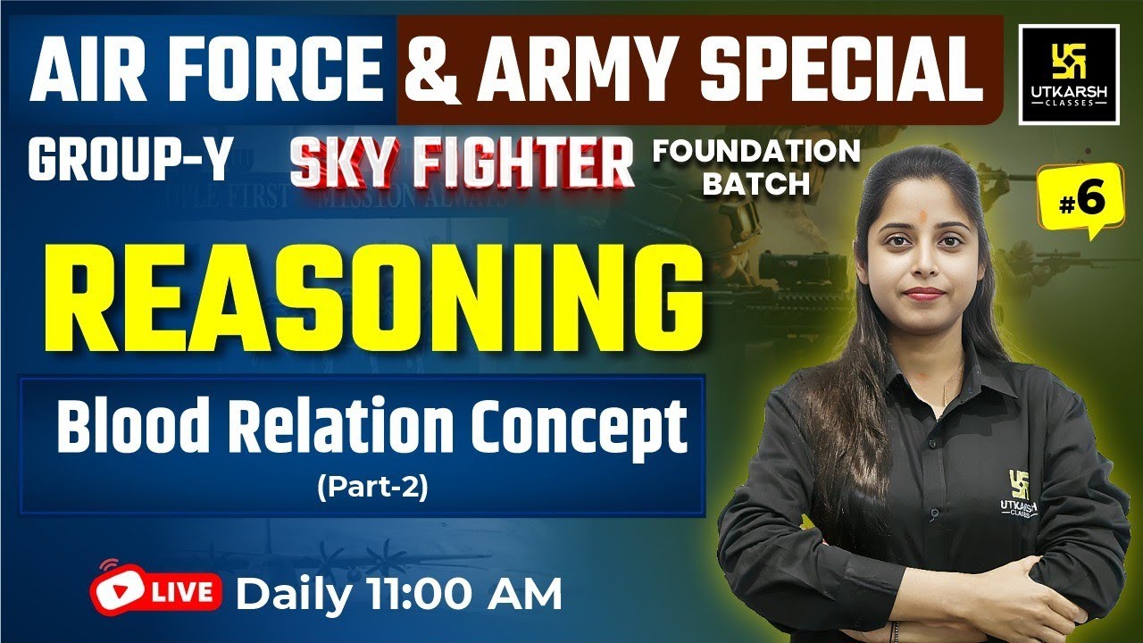 Air Force Y Group Reasoning | Army Reasoning Practice Set | REASONING Live Class | Priya Mam