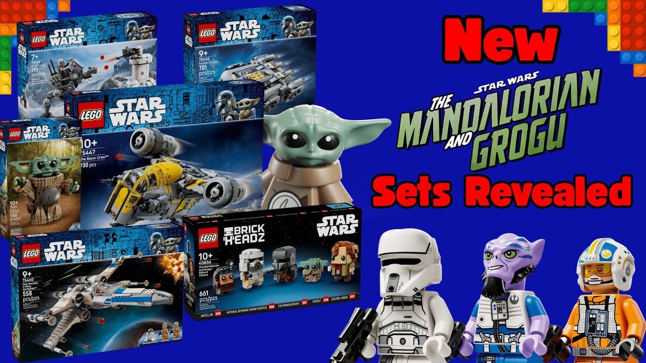 New Mandalorian and Grogu sets have been revealed!!