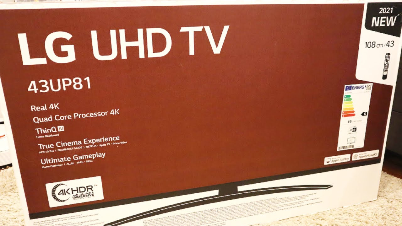 TV LG 4K | Modelo 43UP81 (TV Bastante Completa)