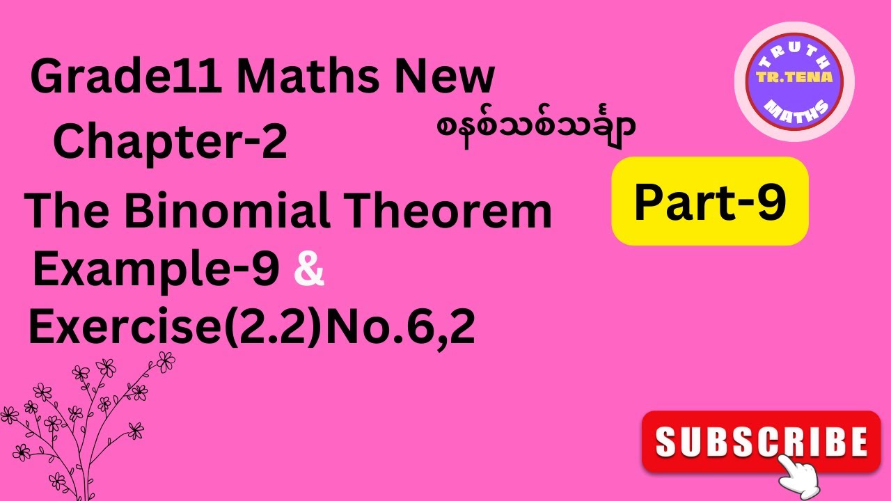 Grade11 math chapter2,binomial theorem grade11,tena