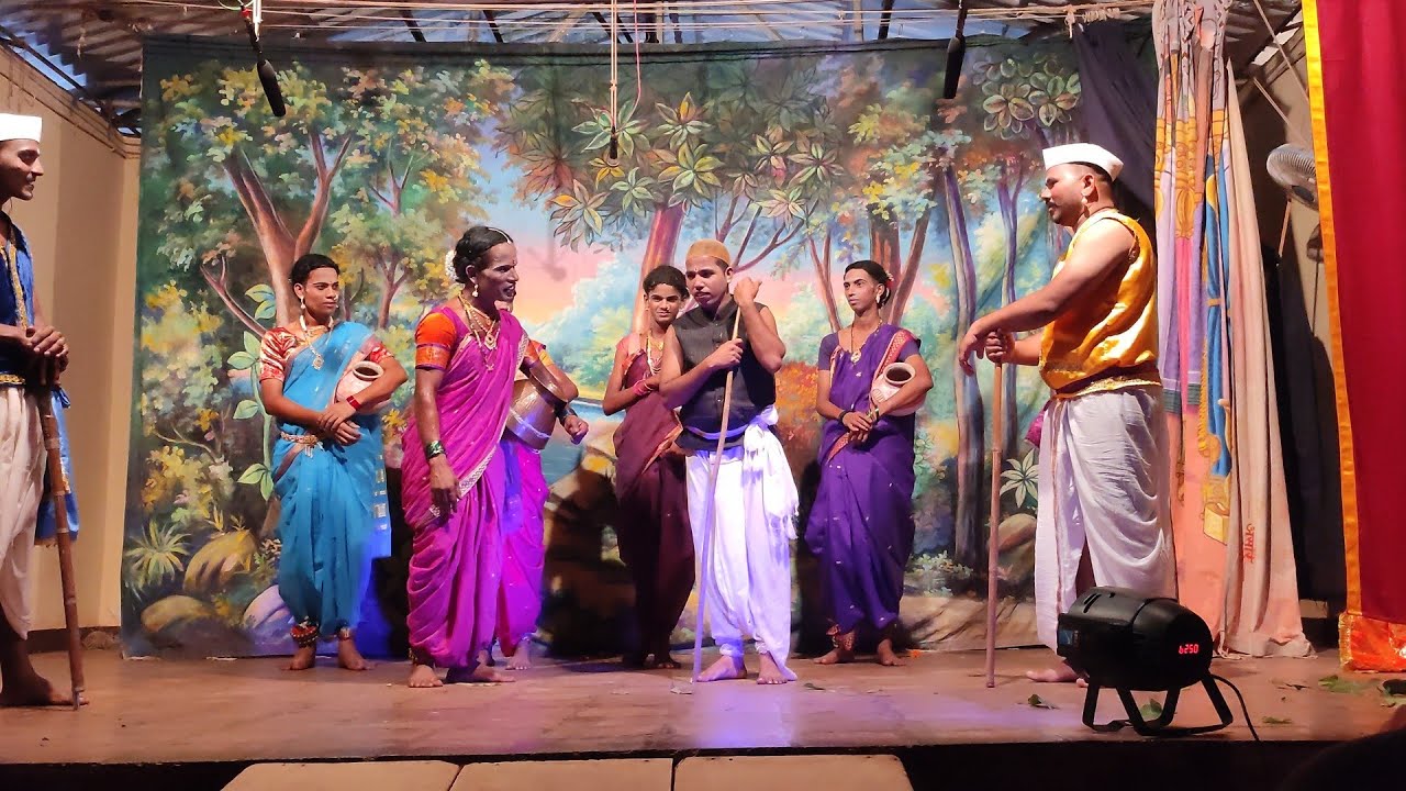 कोकणचे खेळे नमन असोरे, गुहागर , गवळण भाग-२ #kokan #नमन #गवळण #कोकण
