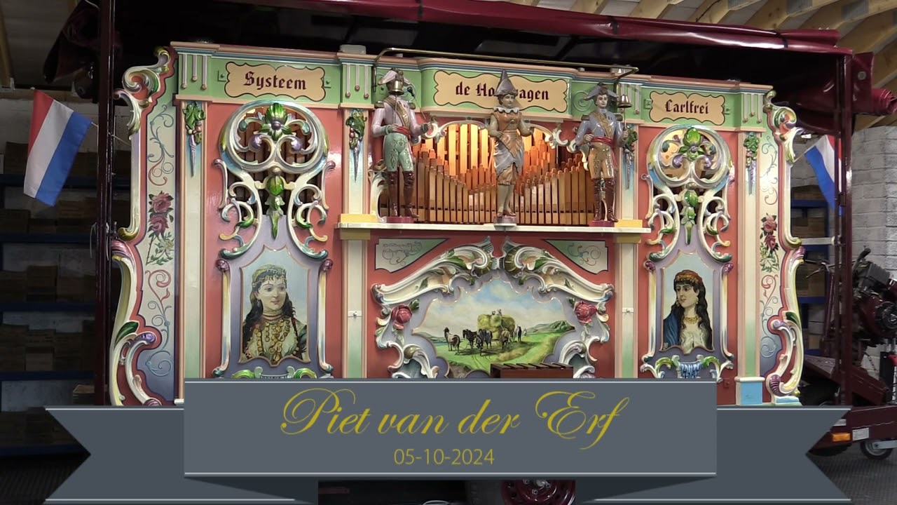 In Memory of Piet van der Erf - draaiorgel de Hooiwagen plays Blijf bij Mij