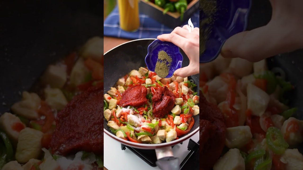 Sebzeli Tavuklu Makarna Tarifi 🍝👌🏻 Nefis Yemek Tarifleri #shorts #nefisyemektarifleri