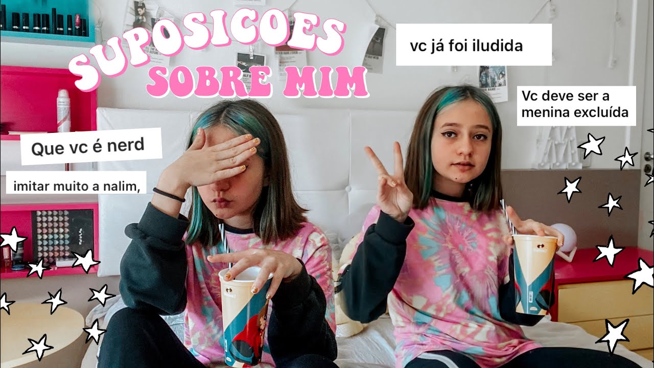 reagindo a suposições sobre mim 🤡