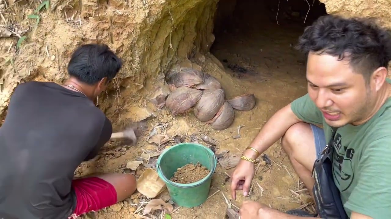 หาทองบางสะพาน ทองนพคุณแบบถ้ำ (หาดูยาก)