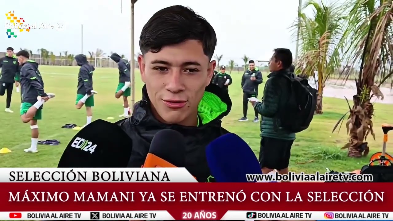 MÁXIMO MAMANI EN LA SELECCIÓN BOLIVIANA