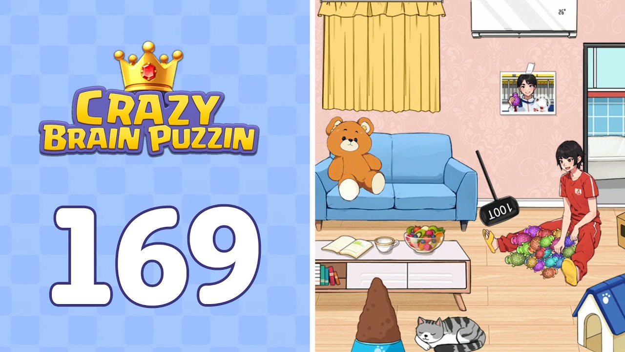 Crazy Brain Puzzle Level 169 Find The Turtle | Complete Walkthrough & Solutions! 🎯