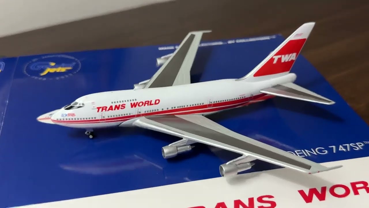 GeminiJets 1:400 TWA Boeing 747SP Unboxing - AI2024 MCI!